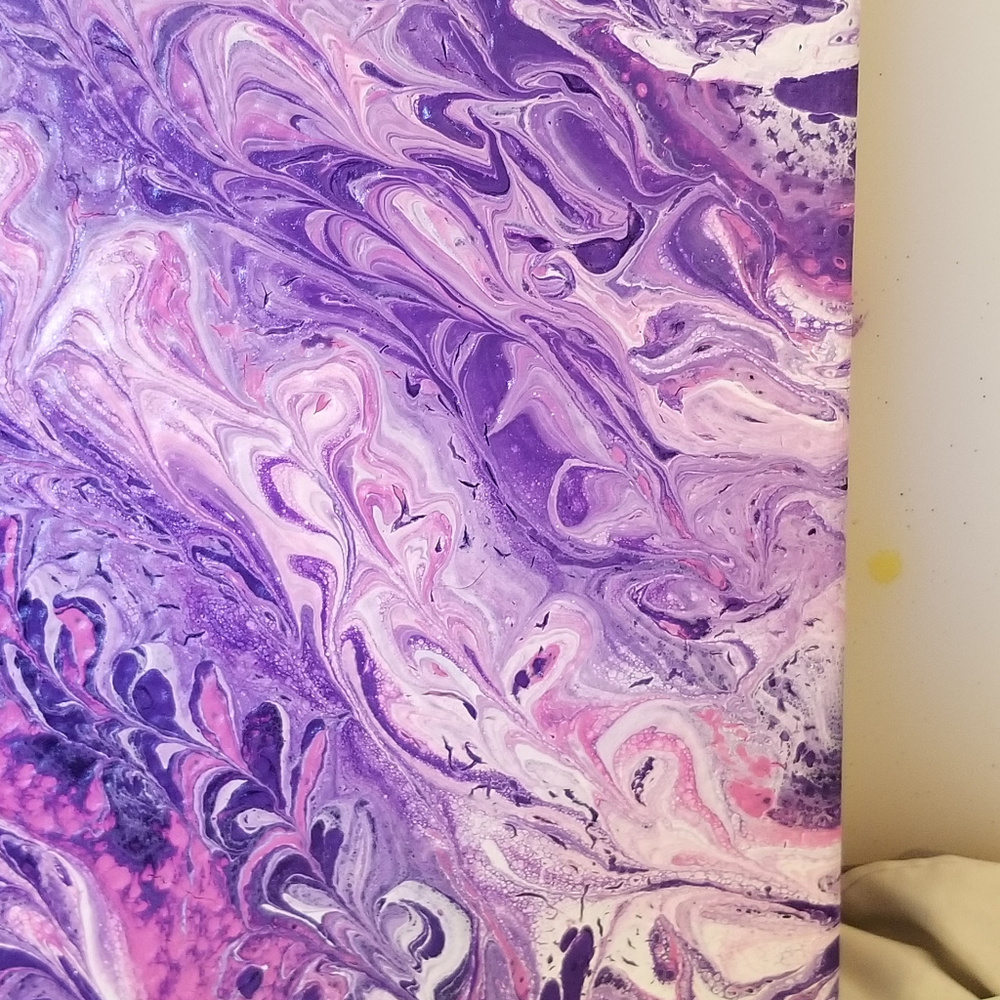 Original Acrylic Silicone 12x12 Painting - Picture 5 of 8